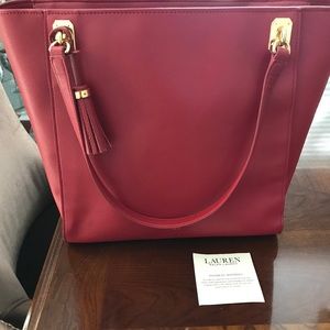 Red Ralph lauren purse